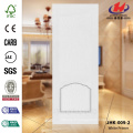 JHK-009-2 Best Sell 2016 Revolving Design délicat Réparation intérieur HDF moulé White Primer Door Skin